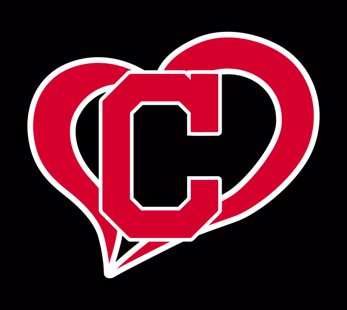 Cleveland Indians Heart Logo vinyl decal